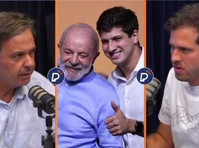 Gilson Machado, Lula, Jo&atilde;o Campos e Pedro Campos.