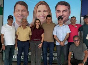 Clarissa e J&uacute;nior T&eacute;rcio recebem apoio de militares da reserva.