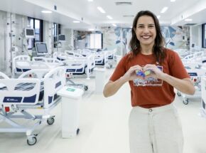 Governadora Raquel Lyra visita hospital.