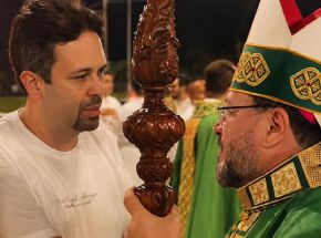 Felipe Alecrim, lideran&ccedil;a cat&oacute;lica pernambucana, participa de celebra&ccedil;&atilde;o no Dia da Fam&iacute;lia, em Jaboat&atilde;o dos Guararapes