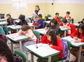 Sala de aula em Garanhuns.