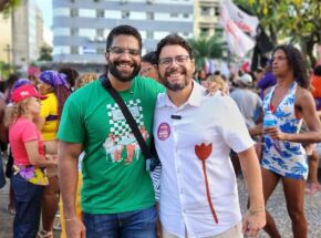 Ivam Moraes e Jones Manoel em Campanha (PSOL) 