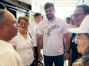 C&eacute;sar Remos cumpre agenda em Abreu e Lima.
