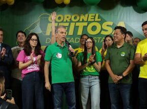O deputado estadual Coronel Alberto Feitosa (PL) reuniu centenas de apoiadores e lideran&ccedil;as pol&iacute;ticas.