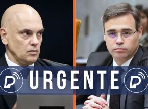 Ministros Alexandre de Moraes e Andr&eacute; Mendon&ccedil;a, do STF.