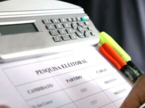 Pesquisa eleitoral.