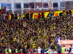 Torcida do Sport nos Aflitos durante a final do Pernambucano.