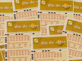 Volantes da Loteria Dia de Sorte