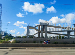 Passarela na BR-232, Zona Oeste do Recife