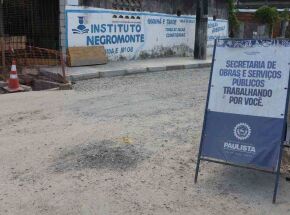 Obra em Paulista.