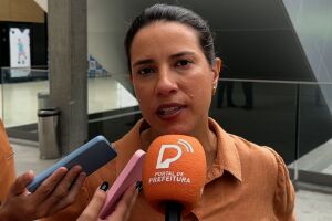 Raquel Lyra sobre a greve dos ônibus: 'essa discussão é feita pelo sindicato das empresas de ônibus com o Grande Recife'Imagem: Beto Dantas/Portal de Prefeitura