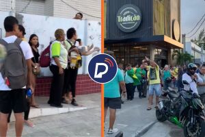 Estudantes debocham dos apoiadores de Bolsonaro durante evento em Olinda.