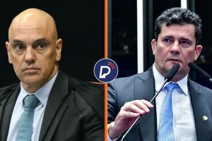 Ministro do STF, Alexandre de Moraes e Senador Sergio Moro 