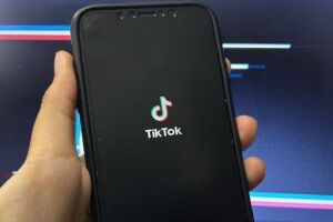 Aplicativo do TikTok. 