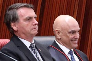 Jair Bolsonaro e Alexandre de Moraes