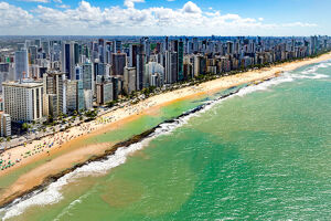 Praia em Pernambuco. 