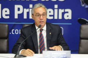 Evandro Carvalho, presidente da Federa&ccedil;&atilde;o Pernambucana de Futebol.