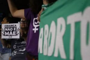 Protesto pr&oacute;-aborto.