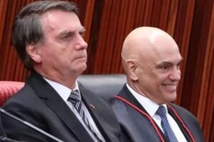 Jair Bolsonaro e Alexandre de Moraes