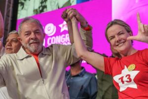 Lula e Gleisi Hoffmann 