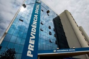 Fachada da Previd&ecirc;ncia Social. 
