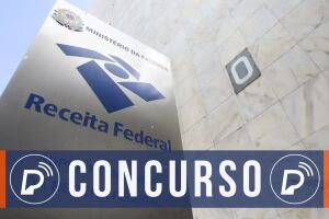 Fachada da Receita Federal. 