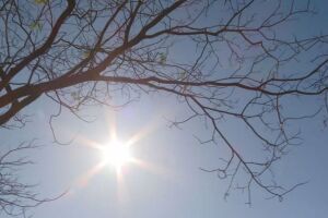 Calor e baixa umidade no Nordeste.