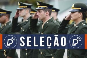 Oficiais do Ex&eacute;rcito brasileiro.