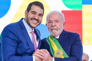 Jorge Messias e Lula.