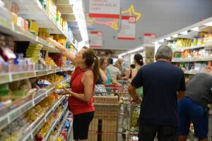 Produtos em mercado.