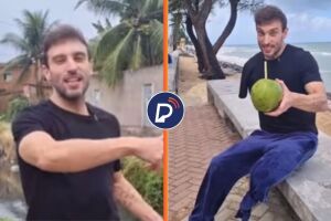 L&eacute;o Lins causa pol&ecirc;mica ao divulgar v&iacute;deo com ironias sobre o Ibura e ataque de tubar&atilde;o em Recife 