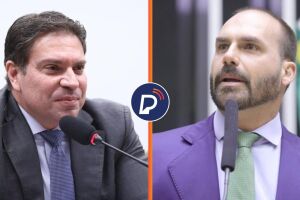 Alexandre Ramagem e Eduardo Bolsonaro.