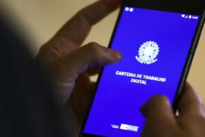 Carteira de trabalho digital. 