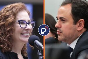 Deputados Carla Zambelli e Glauber Braga.