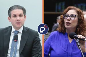 Deputados Hugo Motta e Carla Zambelli.