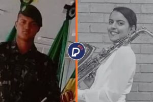 Soldado que foi expulso e cabo mulher que foi morta.