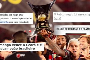 Jornais consideram Flamengo eneacampe&atilde;o, mas rubro-negro &eacute; octa.