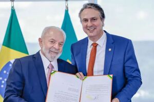 Presidente Lula e Camilo Santana.