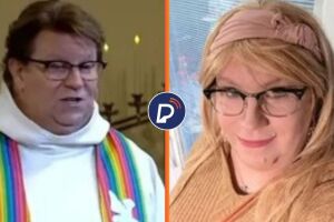 Montagem registra antes e depois de l&iacute;der religioso em processo de transforma&ccedil;&atilde;o de identidade.