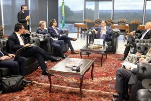 Organiza&ccedil;&atilde;o dos Estados Americanos (OEA)  com autoridades Brasileiras. 