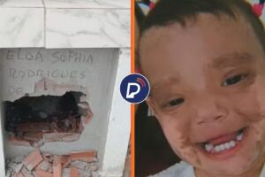 Corpo de crian&ccedil;a de dois anos &eacute; encontrado fora do t&uacute;mulo em cemit&eacute;rio no Grande Recife