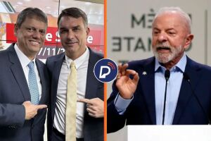 Fl&aacute;vio Bolsonaro, Tarc&iacute;sio de Freitas e Lula 
