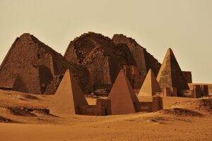 As pir&acirc;mides de Mero&eacute;, no Sud&atilde;o / Cr&eacute;dito: Reprodu&ccedil;&atilde;o