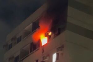 Inc&ecirc;ndio em apartamento de condom&iacute;nio, no Centro de Paulista.