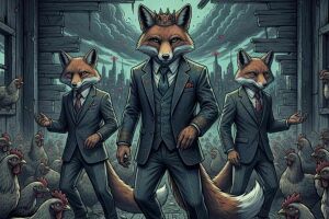 Raposas no galinheiro.