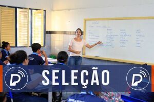 Sele&ccedil;&atilde;o de professor.