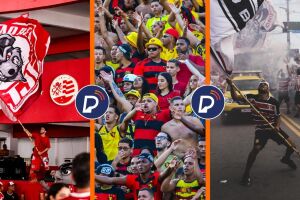 Torcidas de N&aacute;utico, Sport e Santa Cruz.