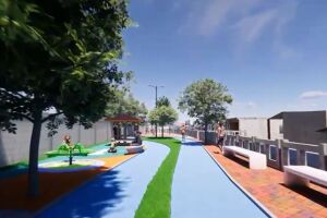 Projeto para implanta&ccedil;&atilde;o de uma pra&ccedil;a e &aacute;rea de lazer no bairro de Afogados, no Recife.