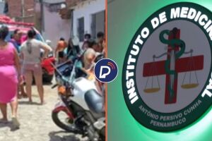 Local onde jovem morreu com viatura do Samu.