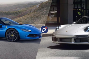 Ferrari 296 e Porshe 911, &iacute;cones.